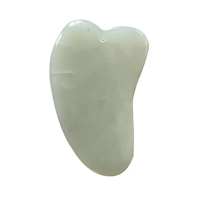 Натуральный Gua Sha Jade соскабливающая доска массажный инструмент Gua Sha Jade Массажер Розовый кварц для лица Guasha камень массажный инструмент - Цвет: 1PC Gua Sha jade