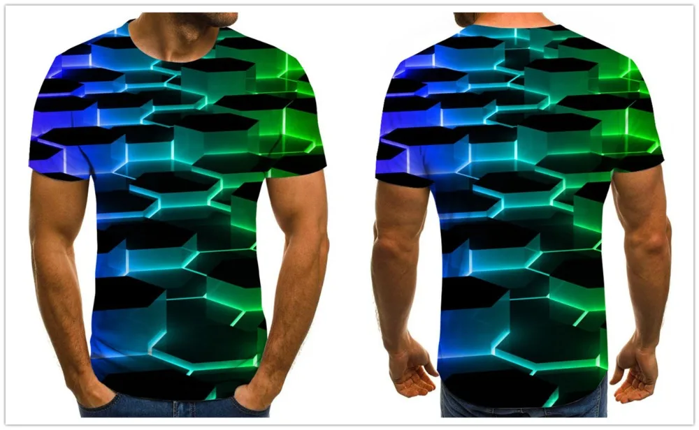 Harajuku 3D Vortex T-Shirt-6