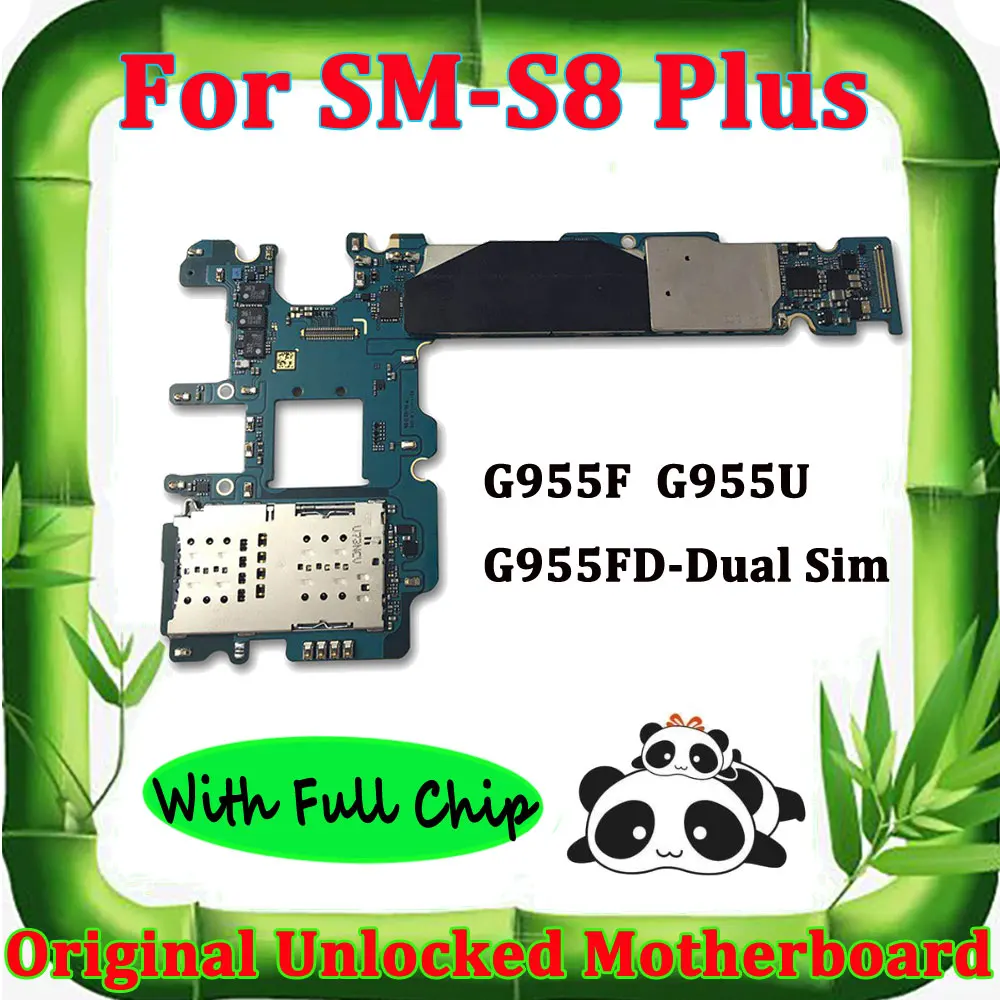 Original Mainboard For Samsung Galaxy S8 Plus G955F G955FD G955U