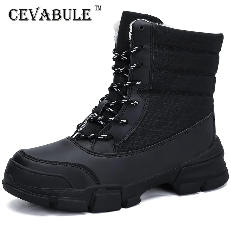 CEVABLUE/зимние сапоги Лидер продаж Зимние с высоким берцем Женские нескользящие