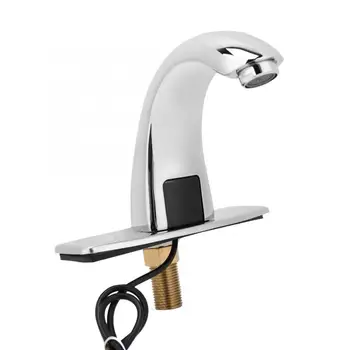 

Basin Faucets Small Curved Basin Automatic Infrared Sensor Inductive Touchless Faucet G1/2" Bathroom Sink Faucet