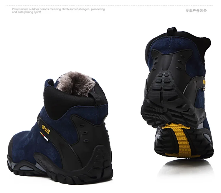 Новые парные ботинки унисекс Мужские ботинки Модные Качественные зимние плюшевые ботильоны для мужчин; теплые ботинки Рабочая обувь; SA-8