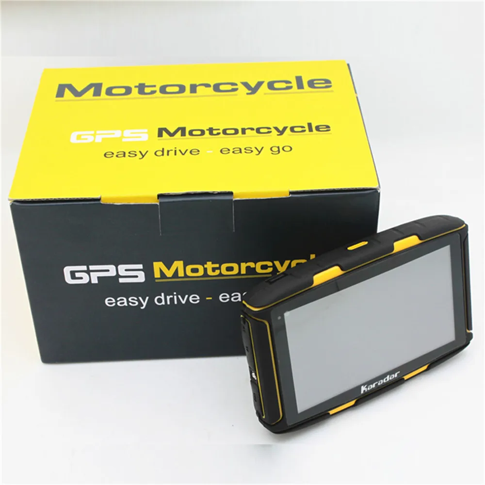 5 дюймов Android 6,0 16G ips водонепроницаемый мотоцикл gps навигация AdjustableTouch FM bluetooth многострановая карта ram 1G 360Rotable