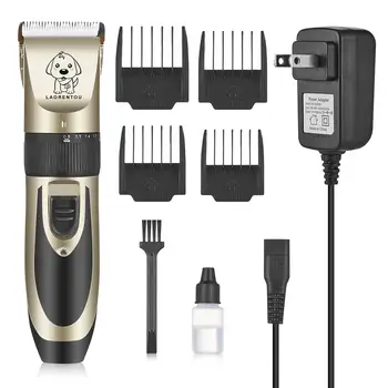

Pet Clippers-Professional Electric Pet Hair Shaver with 4 Guard Combs ,Cat & Dog Grooming, Trimming, Shaving, Clipping,