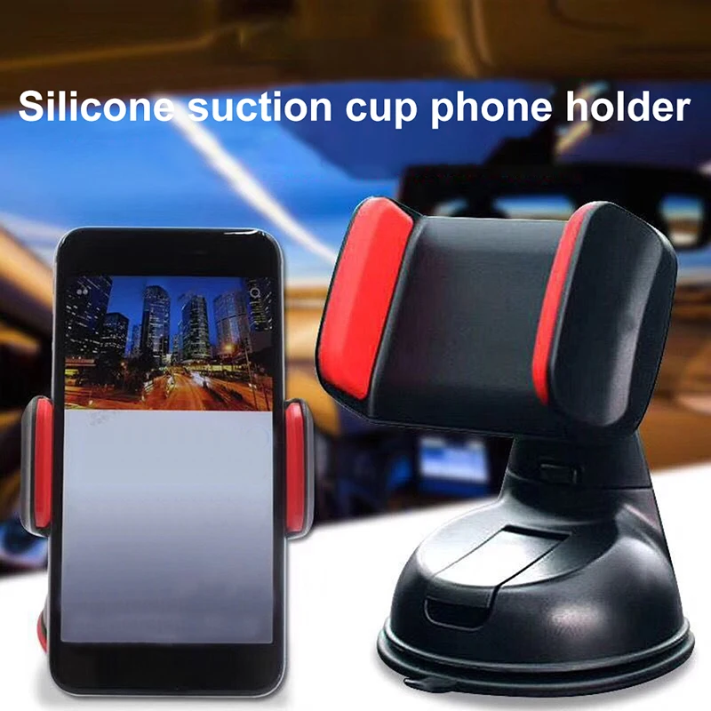 

Universal High Quality Portable For Smart IPhone Smartphone Car Holder Stand Windshield Mount Support Cellular Adjustable Colour