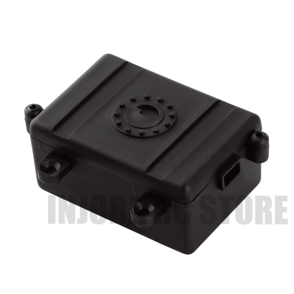 1PCS RC Car Radio Receiver Box Plastic Black ESC Receiver Box for 1/10