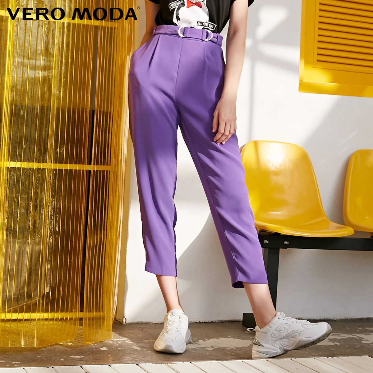 Vero Moda женские укороченные брюки со средней посадкой | 319250503