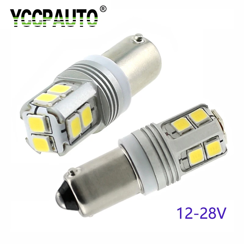 YCCPAUTO T4W BA9S Светодиодный лампочки Canbus белый BAX9S H6W автомобиля светодиодный Авто