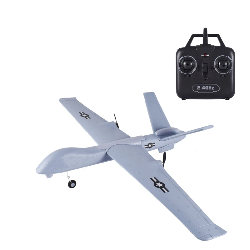 Z51 RC самолет планер 20 минут F светильник время планер 2,4 г Летающая модель с светодиодный светильник ручной метание размах крыльев самолет из пеноматериала