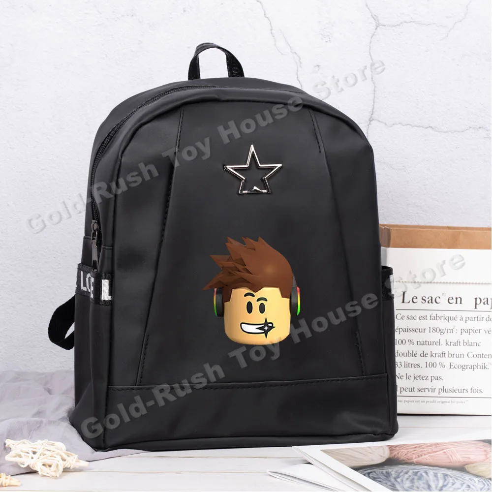 ROBLOXs детский школьный рюкзак с защитой от кражи оксфордская ткань повседневная