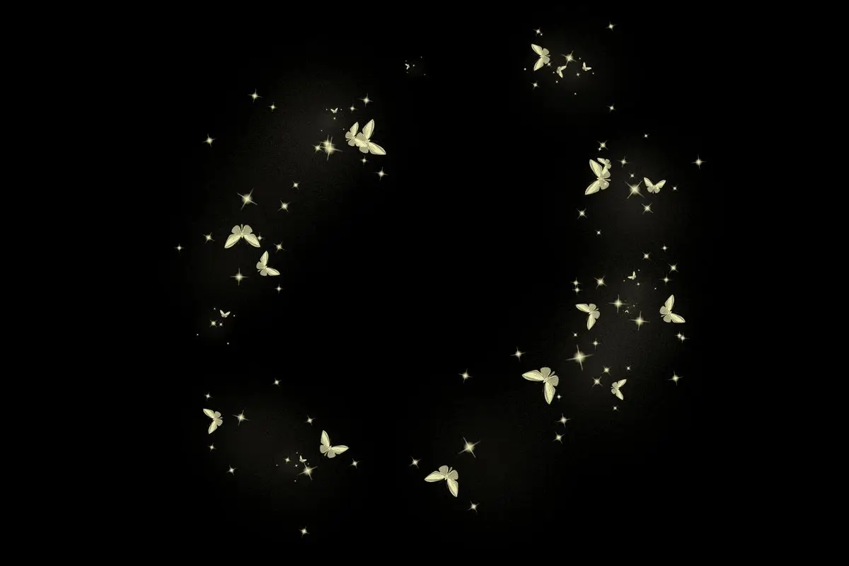 平面素材-80张高清唯美萤火虫荧光蝴蝶叠加合成素材 80 Fireflies Overlays(32)