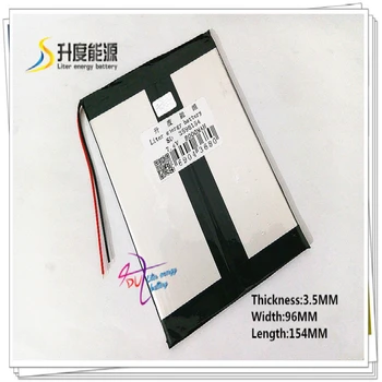 

7.4V 8000mAH 3596154 ( polymer lithium ion / Li-ion battery ) for tablet pc Power bank E-BOOK