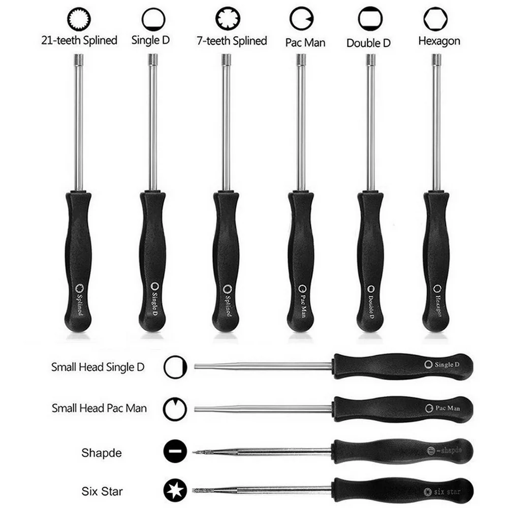 

10Pcs/set Screwdriver Carburetor Adjusing Tool Set Splined Pacman Double D Type For Stihl Husqvarna Zama Walbro Carb Chainsaw