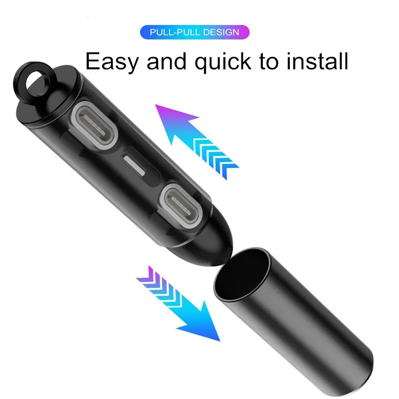 Vanniso Портативные Магнитные вилки коробка Тип C Micro USB 8 контактный разъем адаптер
