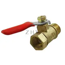 12,7 мм папа до 12 мм Внутренняя Резьба Рычаг Ручка шаровой клапан