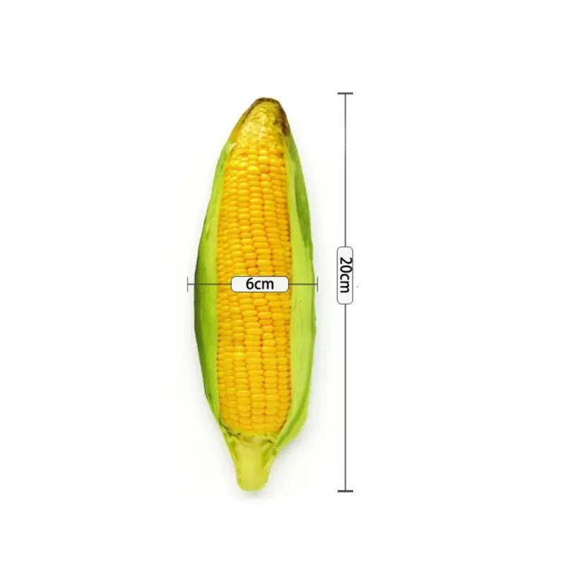 corn Жевательный для домашних щенков, звуковая имитация мяса и овощей, игрушка для кошек, собак, молярная устойчивая к укусам чистка зубов, холст и плюшевая кошачья мята - Цвет: corn