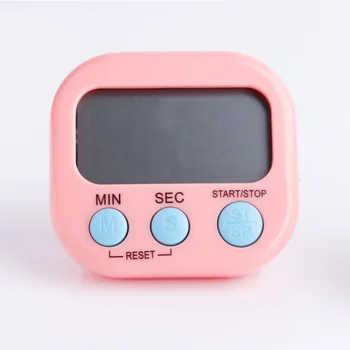 

Magnetic LCD Digital Kitchen Countdown Timer Alarm with Stand White Kitchen Timer Practical Cooking Timer Alarm Clock