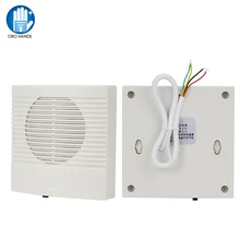 12VDC проводной дверной звонок с 4 проводами белый абс пластмасса огнеупорная дверь колокольчик Dingdong Chime 3 Мелодии музыкальный для контроля доступа