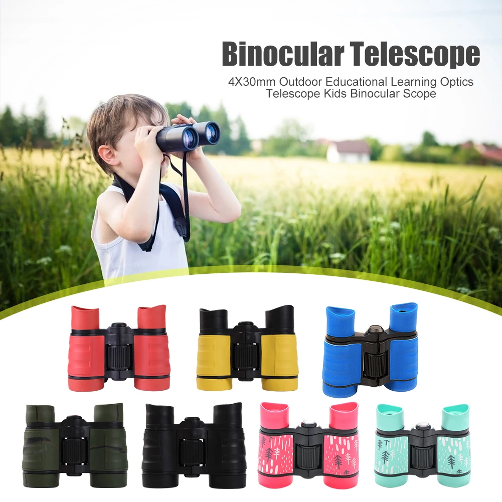 Portable 4X30 Kids Binocular Telescope Scope Outdoor Travel Bird Watching Folding Optics Carrying Handheld Elements | Инструменты