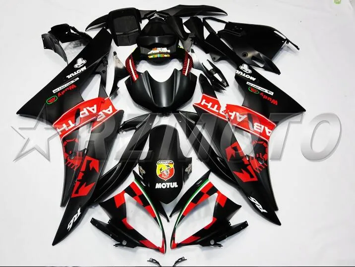 4 подарка ABS полный комплект обтекателей для YAMAHA YZF-R6 2006 2007 Обтекатели набор YZF R6 06 07 литья под давлением пользовательский матовый красный черный