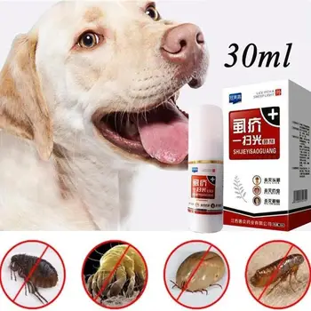 

30ml Pet Insecticide Spray Pet Dog Cat For Dog Cat Puppy Treatment Anti-flea Flea Lice Insect Killer
