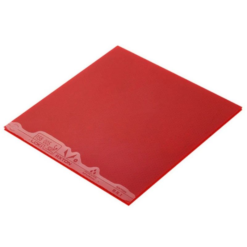 R Red/Black Semi Sticky Table Tennis Rubber Hard Sponge Ping Pong Rubber Fast Attack Red Pingpong Rubber New - Цвет: R