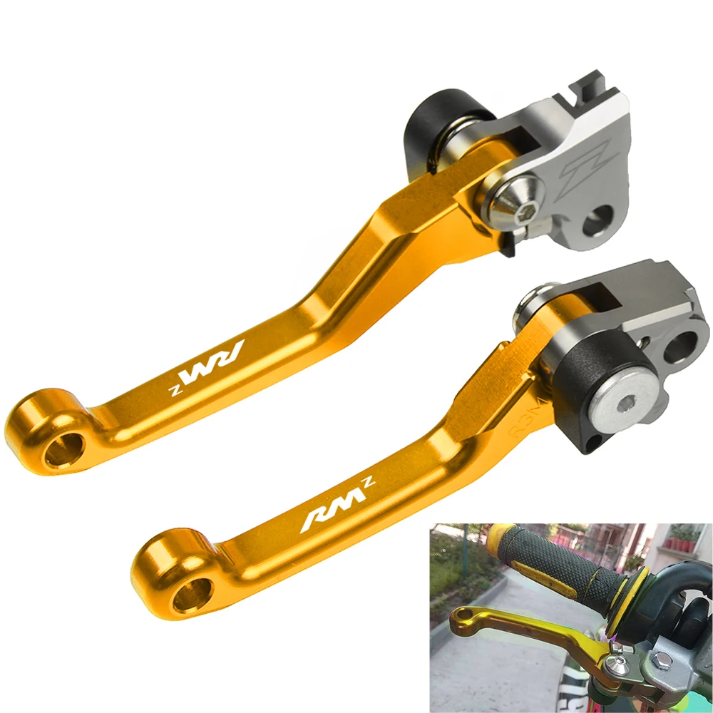 Алюминиевые рычаги тормозной муфты CNC для мотоциклов Suzuki RMZ250 2004 2005 2006 RM Z250 RMZ