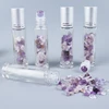 Crystal Jade Ball Roller Bottle Essential Oil Crushed Stone Natural Amethyst Healing Sphere Massage Around the Eyes Face Care 4