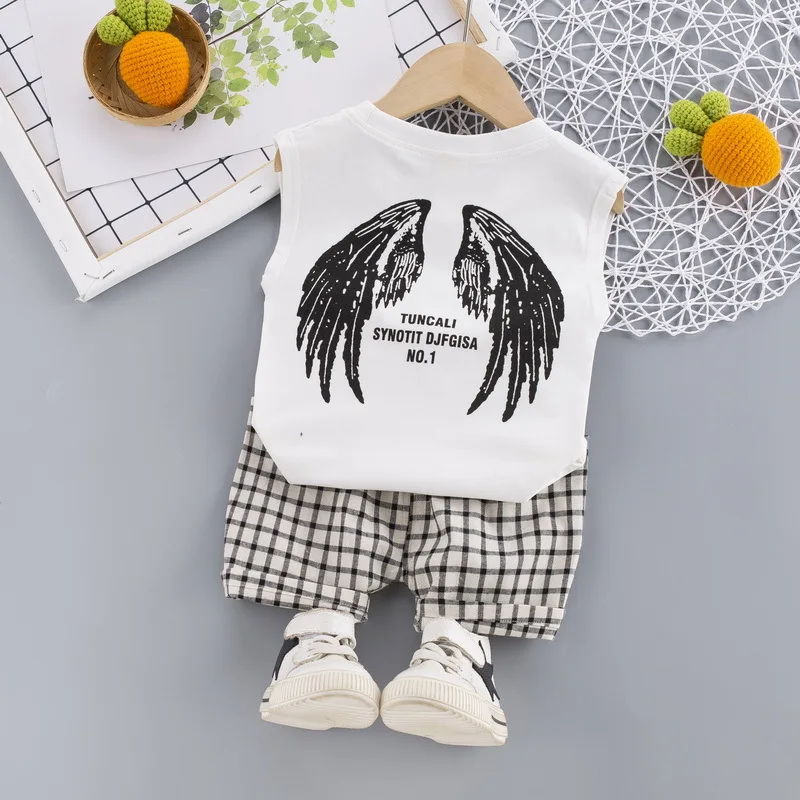 Костюм для мальчиков Новинка лета 2020 красивая детская хлопковая Повседневная