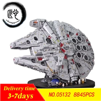 

New Star Plan Ultimate Building Blocks Force Awakens Set Falcon Model Fit LeGINGlys 75192 Toys Kid Christmas Gift