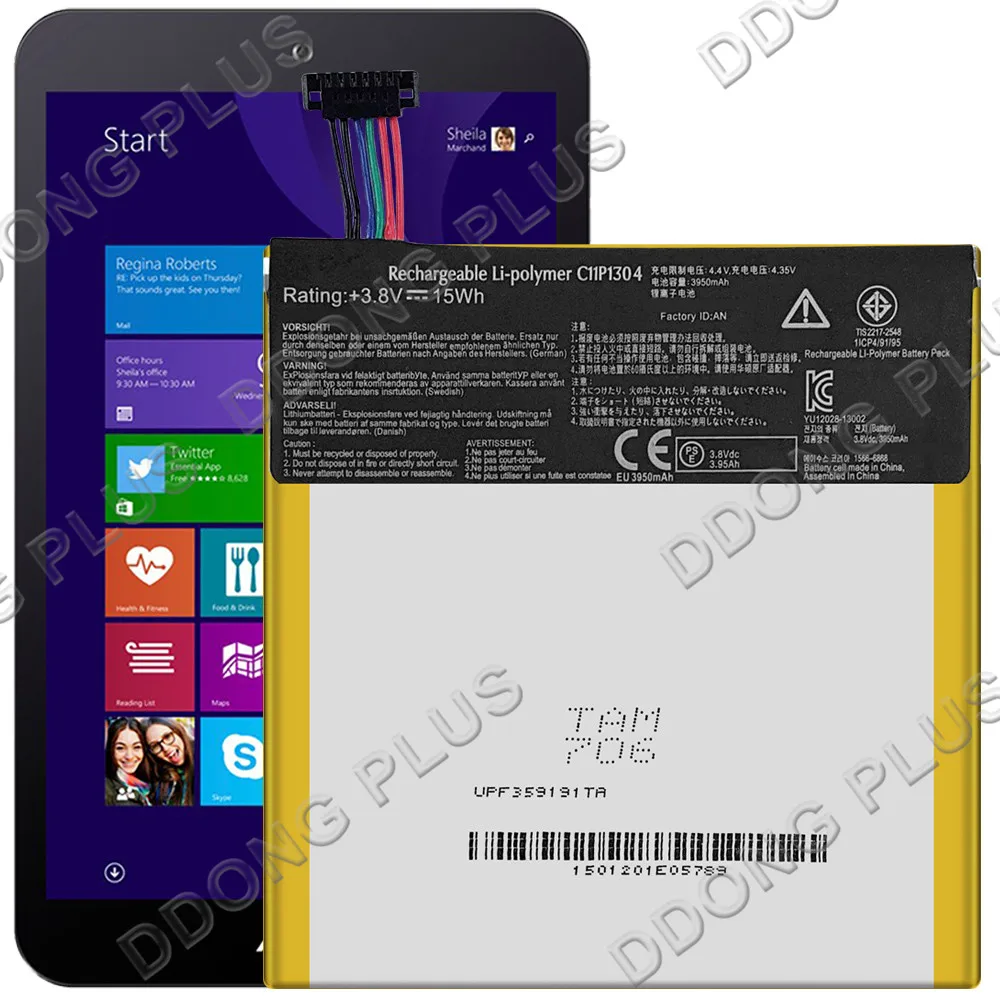 C11P1304 Battery For ASUS M80TA VIVOTab Note 8 Tablet Battery C11PN5H