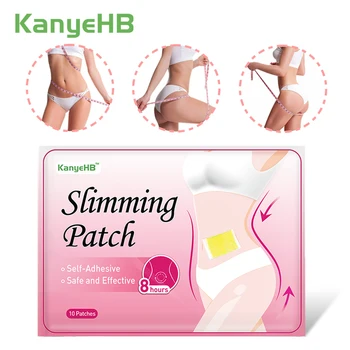 

10pcs Slimming Herbs Navel Stick Medical Slimming Patch Weight Lose Paste Body Shaping Detox Adhesive Burning Fat Patch Slim