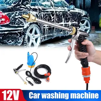 

Universal High Pressure Washer Watering Flowers Foaming Washing Machine 12V Electric Gun Pump Car Wash Kit Car Washer