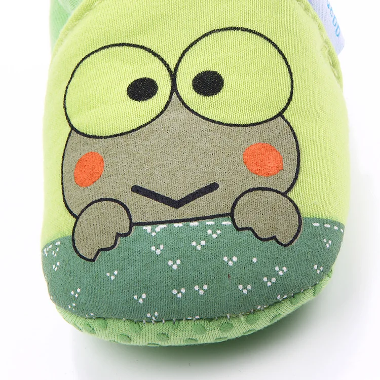 Plus velvet autumn and winter new cartoon knitted cloth can not afford shoes toddler shoes baby shoes 1745