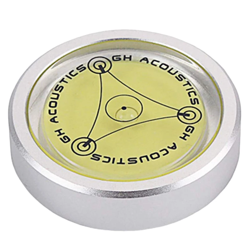 

Record Clamp Lp Disc Stabilizer Turntable Level Vinyl Record Vibration Balanced Phonograph Spirit Level (Silver)