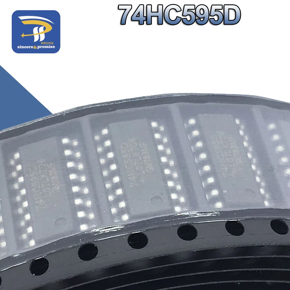 10 шт. CD74HC595D 74HC595 SOP-16 счетчик переключения передач 8 бит Shiftr новый оригинальный |