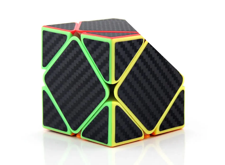 MoYu MeiLong косой магический куб, наклейка из углеродного волокна, косой Нео скоростной куб, головоломка, антистресс, развивающие игрушки для детей