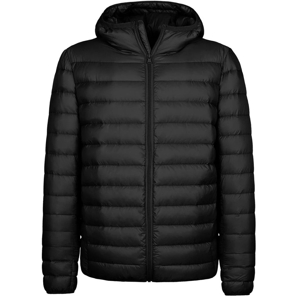 down jackets Men Hooded Down Jacket Lightweight Winter Puffer Coat Warm Jacket black puffer jacket