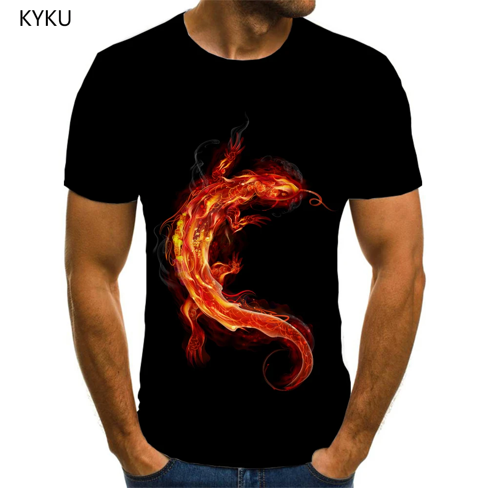 3d Tshirt Animal T Shirt Men Dragon Tshirt Printed New Year Funny T Shirts Hip Hop Anime Clothes Mens Clothing Punk Rock Fashion T Shirts Aliexpress