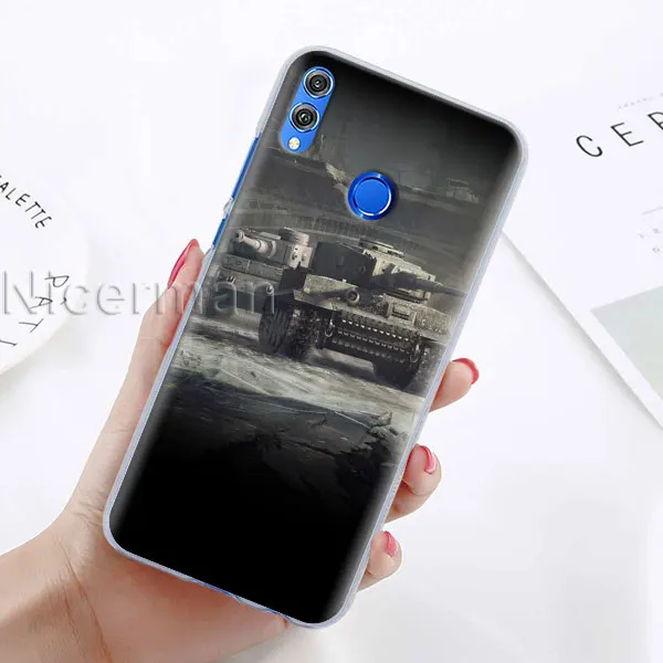 H14 Чехол для телефона World Of Tanks для Honor 20 Pro 10 20 Lite 20i Honor 8X 9X 8A Pro 8C 8S Play 3e - Цвет: H14