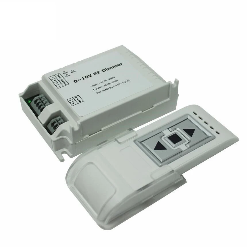 AC110V 220V High Voltage LED RF Dimmer DM015 1 Channel 0-10V 1CH Trailing Edge Dimming 3 Key with Remote LED RF Dimmer Control