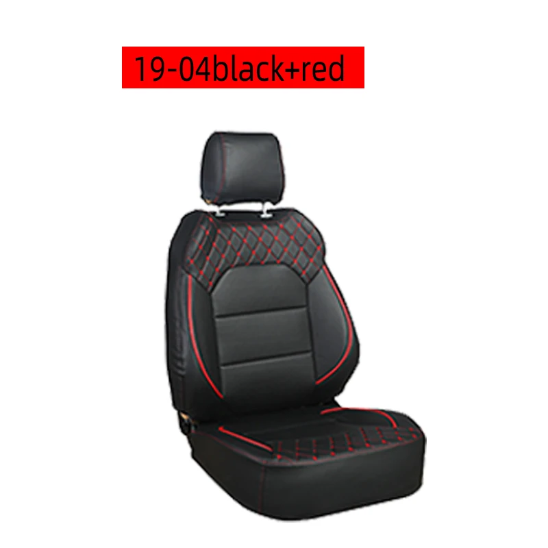 Автомобильный чехол из микрофибры для Toyota Corolla Isis Piatana Nissan Dualis Leaf Honda Spike Автомобильная подушка - Название цвета: 19-04 Black Red
