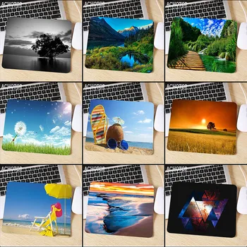 

Scenery gaming mouse pad non slip a piece of silicone rubber anti slip mat gamer 18*22cm and25*29cm MousePad