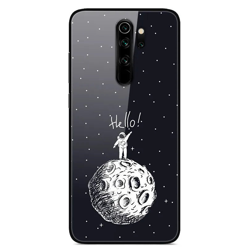 2 Для Xiaomi Redmi Note 8 Pro Чехол из закаленного стекла жесткий чехол для телефона для Xiaomi Redmi Note 8Pro задняя крышка Redmi Note8 Pro Fundas - Цвет: 2