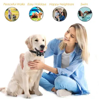 

5 Levels Adjustable Dog Anti Bark Collar Waterproof With Beeps And Vibration Electric Shock Anti Barking No Bark Training Collar