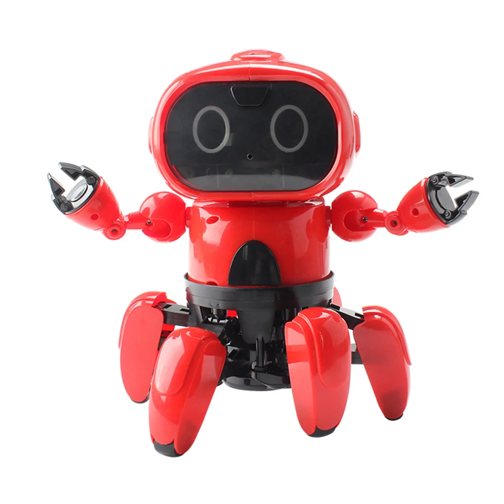 

6 Channels Early Education Funny Remote Control Dancing Rechargeable Gifts Singing Birthday Intelligent Programming Robot Toy