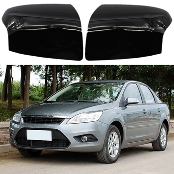 

1 Pair Car Rearview Mirror Covers Rear View Mirror Cover for Ford Focus 2008-2005 Auto Replacement Parts Accessories