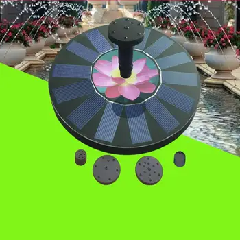 

Floating Solar Fountain Lotus Dc Brushless Solar Submersible Pump for Garden Decoration
