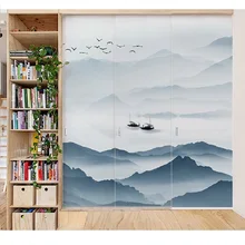 Индивидуальный размер, электростатическое окно, пленка, китайский стиль, контроль тепла, защита конфиденциальности, декоративный съемный оттенок, пленка 40 см x 100 см