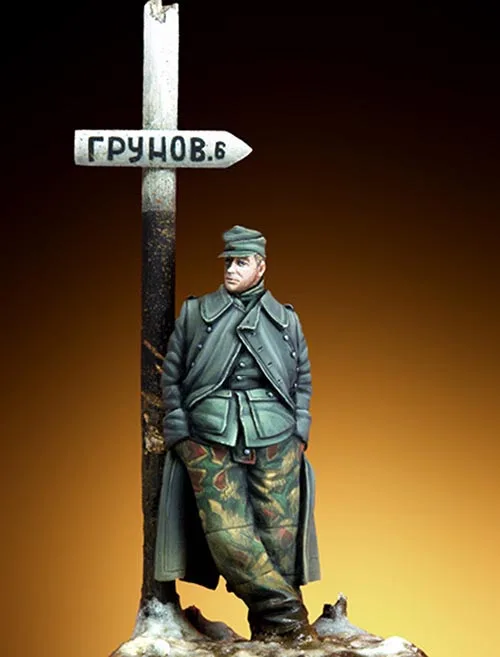 1/35 Набор для моделирования из смолы подставка фигурки солдата | Игрушки и хобби